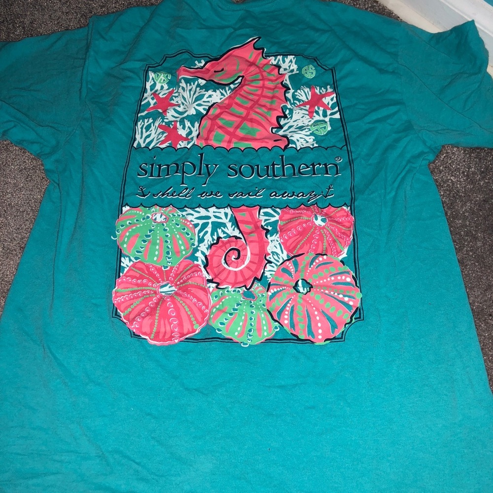 Simply southern turquoise T-shirt